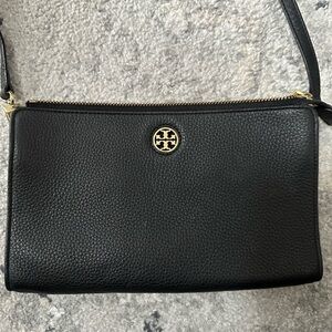 Tory Burch Black Leather Crossbody Bag